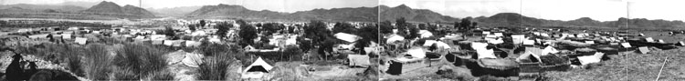 Fl�chtlingslager Gandaf/Pakistan, 1980. Eines der vom ARC/�sterreichischen Hilfskomitee f�r Afghanistan betreuten Lager.